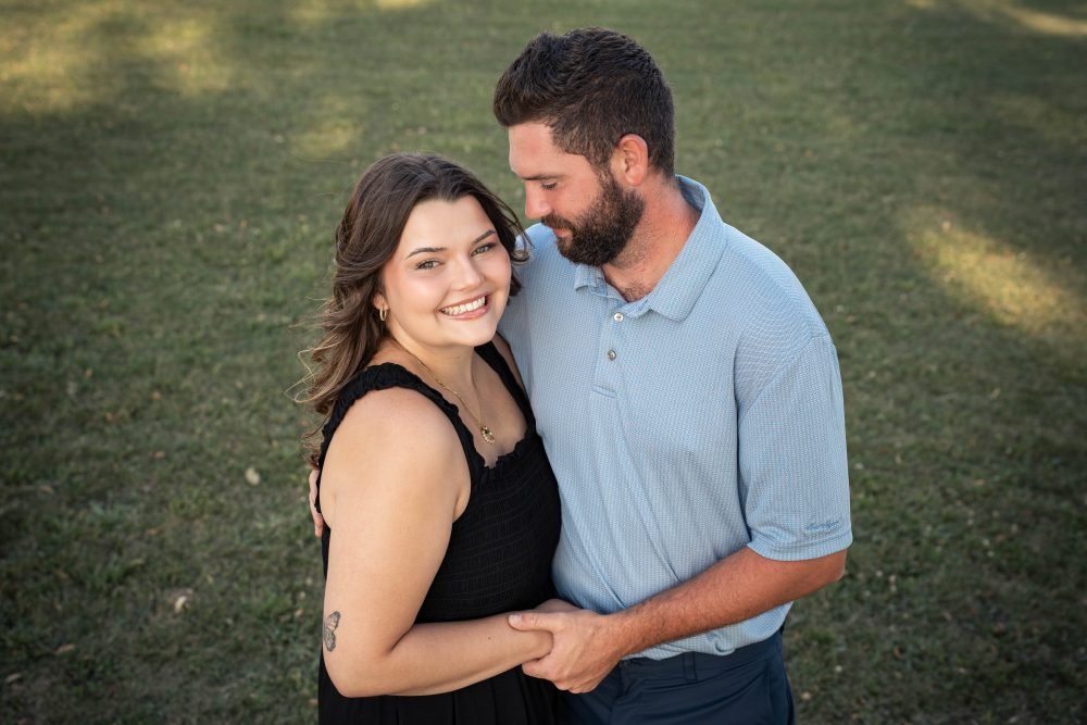 Couple at Navy Yard Park in Amherstburg Ontario