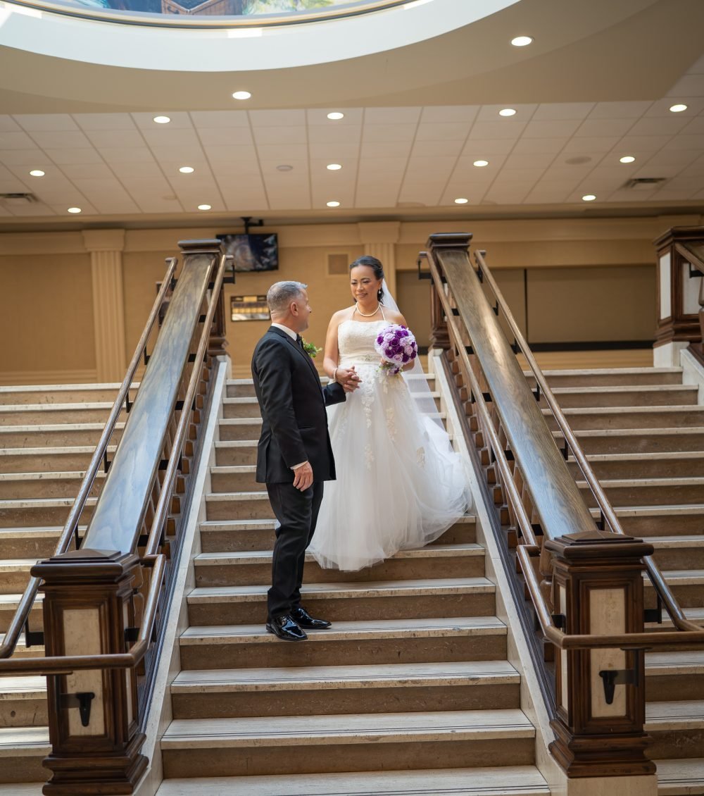Bride &amp; Groom at Giovanni Caboto Club in Windsor Ontario