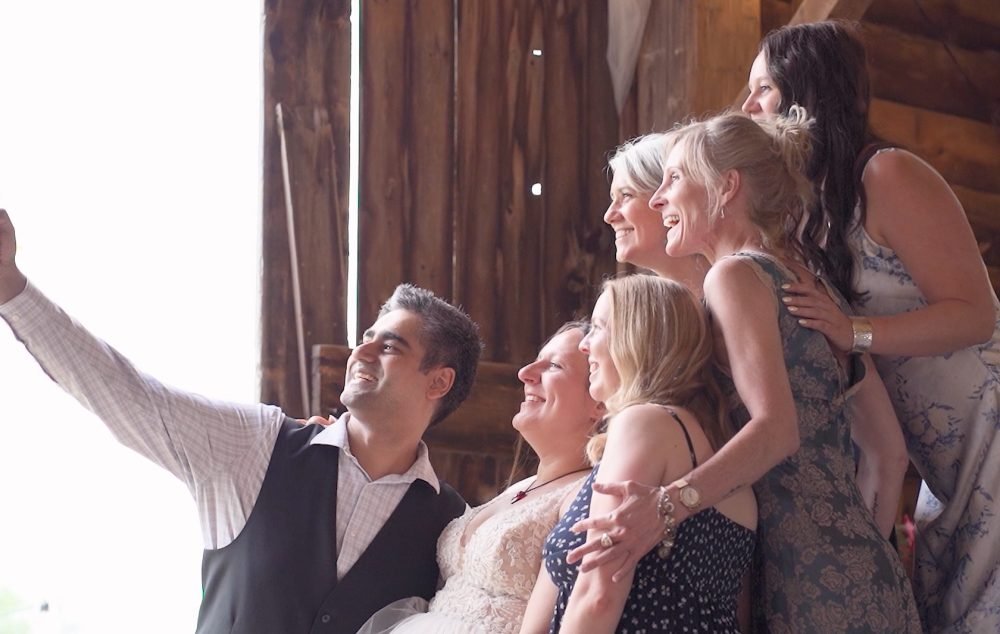 Groom with his friends at Wedding